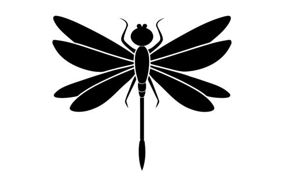 Dragonfly Clip Art Black Silhouette: A Practical Design Resource for Creative Professionals