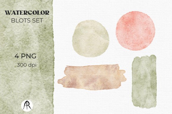 Enhance Your Designs with Watercolor Texture Pack - PNG Paint Wash