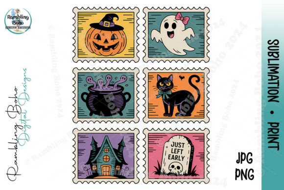 Exploring the Versatility of the Just Left Early Halloween Stamp Grid