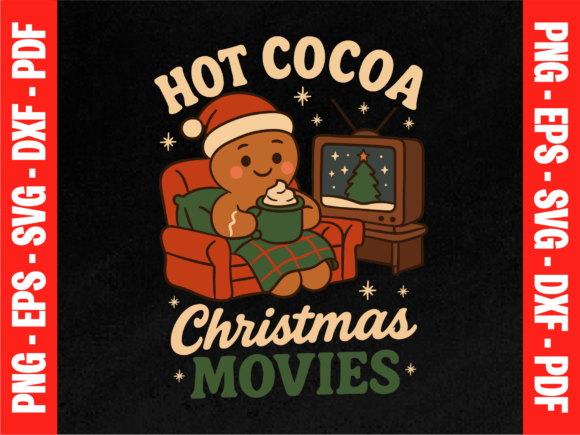 Hot Cocoa Christmas Movies: Cozy Design for Holiday Crafting