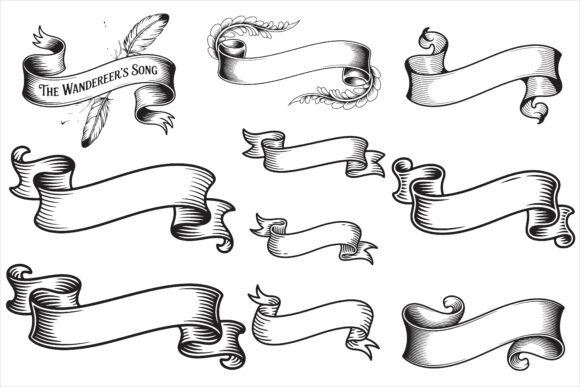 Multipurpose Ribbon Logo Design Bundle