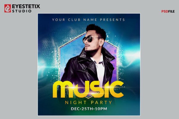 Music Party Flyer Template: Design That Commands Attention