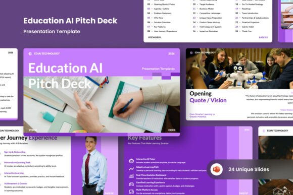 Strategic Value of the AI Learning Pitch Deck PowerPoint