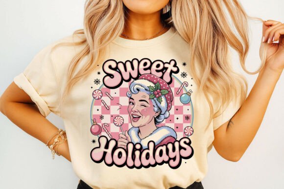 Sweet Holidays Girl Wink Retro Christmas: A Joyful Design with Practical Tips